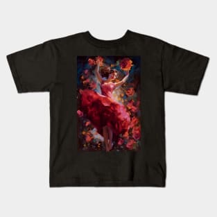 Dancing in the Garden Kids T-Shirt